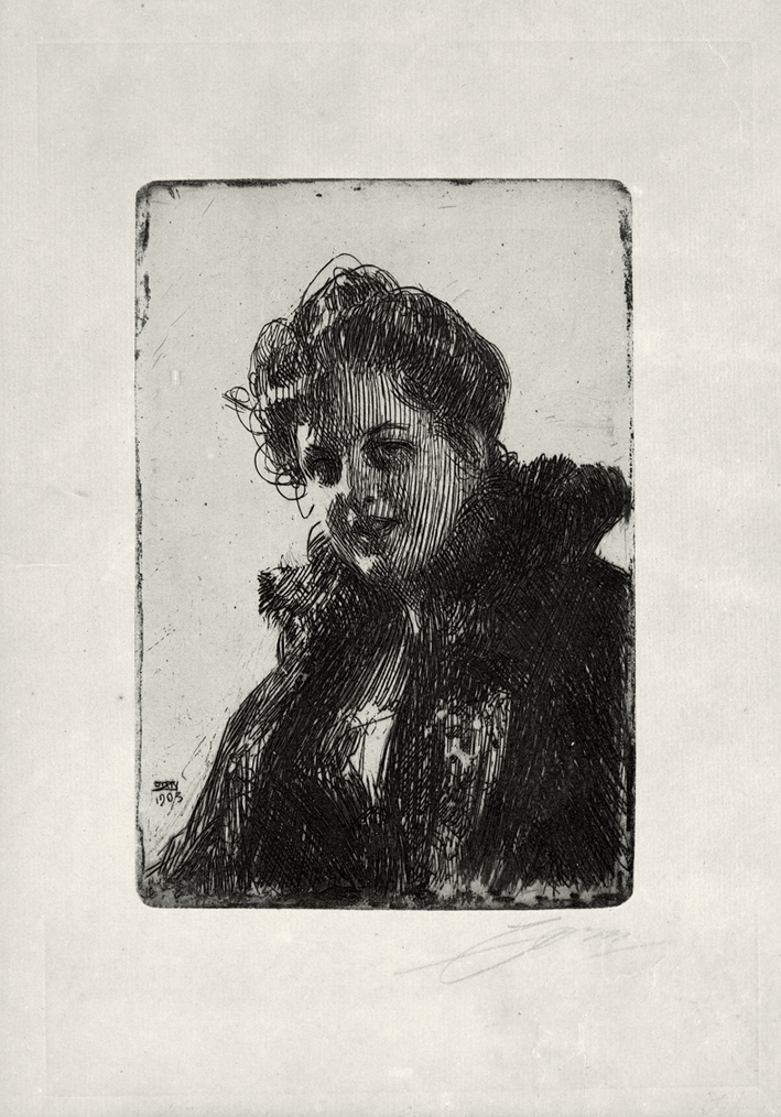  安德斯·莱奥纳德·佐恩 Anders Leonard Zorn —— 佐恩(素描) (14)